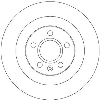 DF6970 TRW DF6970 TRW - Тормозной диск
