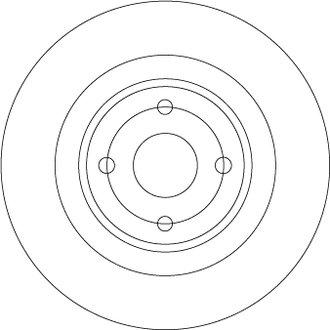 DF6974 TRW DF6974 TRW - Тормозной диск
