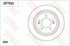 Диск тормозной (1 шт.) HYUNDAI/KIA Grandeur/Optima/Soul "R D=284mm "11>> DF7953