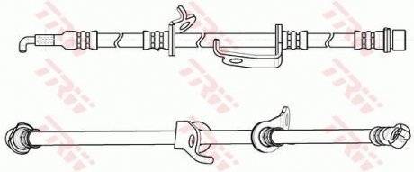 Тормозной шланг TRW PHD1152