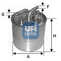 24.002.00 UFI Топливный фильтр