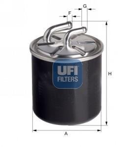 24.126.00 UFI Топливный фильтр
