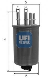 24.130.00 UFI Топливный фильтр