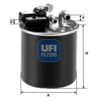 2415100 UFI Топливный фильтр