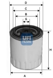 24.321.00 UFI Фильтр ТОПЛИВА DB W124/201 DIESEL