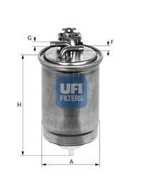 24.426.00 UFI Топливный фильтр