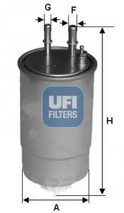 24.ONE.0B UFI Фільтр палива