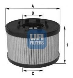 25.033.00 UFI Фільтр масла