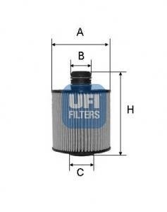 25.083.00 UFI Фільтр масла