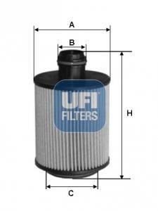 2511000 UFI Масляный фильтр