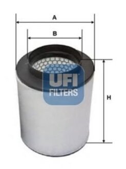 27B5400 UFI Воздушный фильтр