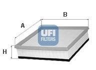 30.254.00 UFI Воздушный фильтр