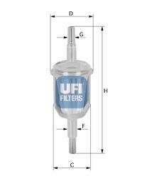 31.012.00 UFI Топливный фильтр