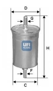 31.747.00 UFI Фильтр топливный Volvo