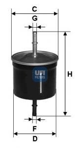 31.811.00 UFI Фільтр палива