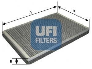 54.174.00 UFI Фильтр, воздух во внутренном пространстве