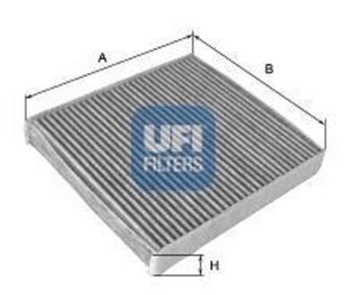 5419800 UFI Фільтр повітря (салону)