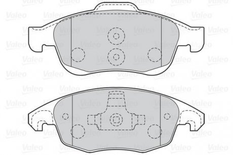 301997 Valeo Колодки тормозные PEUGEOT P. 5008/PARTNER 1,6 08-