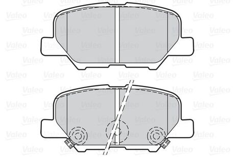 Колодки тормозные зад Valeo 302152