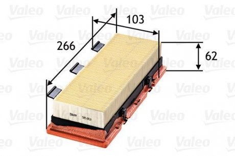 585053 Valeo Воздушный фильтр