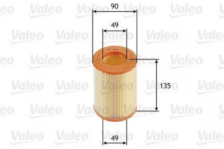 585681 Valeo Фільтр повітряний