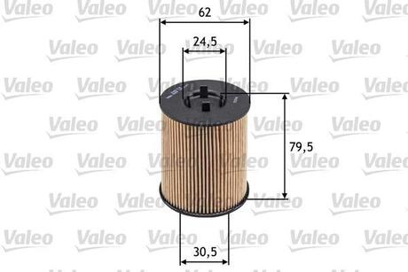 586539 Valeo Фільтр масла