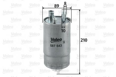587543 Valeo Топливный фильтр