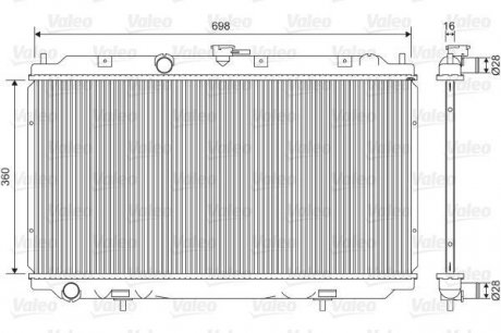 701581 Valeo Теплообменник