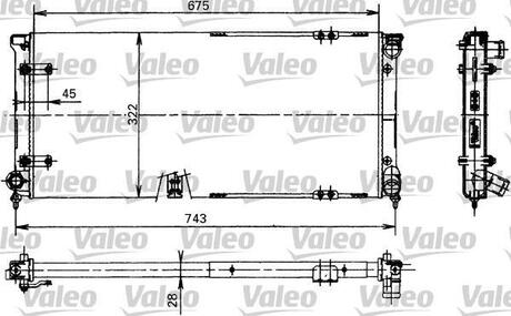 730370 Valeo Радиатор