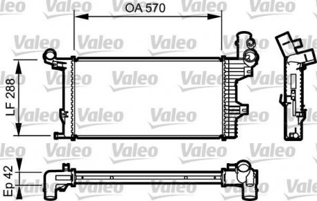 732303 Valeo Радиатор