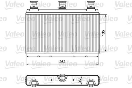 811537 Valeo Радиатор пічки