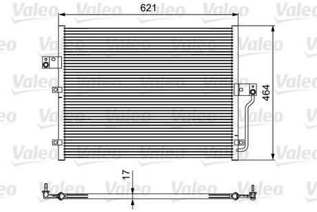 814441 Valeo Радиатор кондиционера