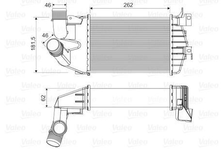 818556 Valeo Интеркулер