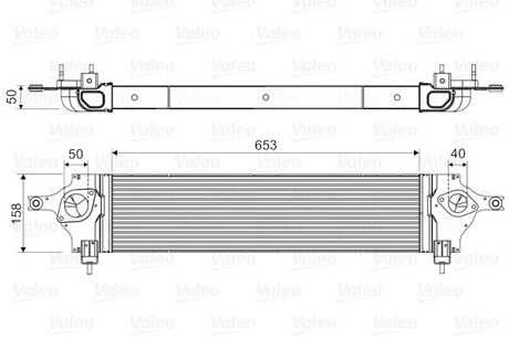 818589 Valeo Интеркулер ив.