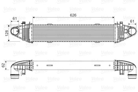 818-616 Valeo Интеркулер