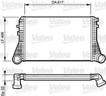 Радіатор охолодження Valeo 818795