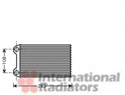 03006223 Van Wezel Радиатор отопителя audi a4 all 00- lhd (van wezel)