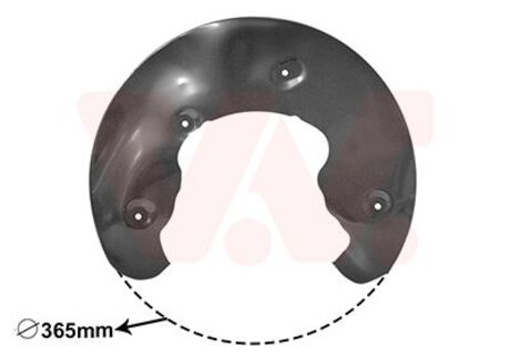 0327372 Van Wezel Захист гальмівного диска