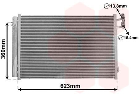 06005295 Van Wezel Конденсор кондиционера bwm1(e87/8)-3(e90/1) nt-d (van wezel)