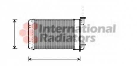 06006022 Van Wezel Радиатор отопителя bmw e30/z1 88- 316->325 (van wezel)