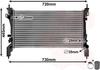 Радиатор охолодження BIP/NEMO/FIORINO 1.3D-AC (вир-во Van Wezel) 17002385