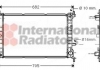 Радиатор охлаждения двигателя focus 14/6/8 mt +ac 98-05 (van wezel) 18002264