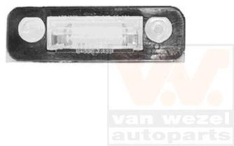 1825920 Van Wezel Ліхтар підсвітки номерного знаку FORD FIESTA/FUSION/MONDEO (Van Wezel)