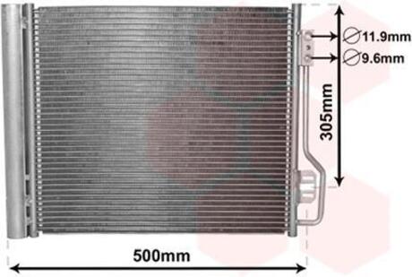 29005013 Van Wezel Радиатор кондиціонера