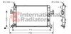 Радиатор охлаждения OPEL COMBO (00-) 1.7 DTi (пр-во Van Wezel) 37002305