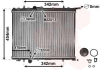 40002189 Van Wezel Радиатор охлаждения p206 11/14/16 mt/at -ac(пр-во van wezel) (фото 3)