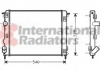 Радиатор охлаждения dacia logan i 1.4/1.6 (пр-во van wezel) 43002269