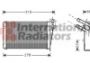 43006228 Van Wezel Радиатор отопителя clio2 all mt/at +/-ac 98- (van wezel) (фото 2)
