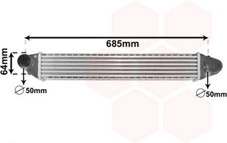 58004248 Van Wezel Интеркулер