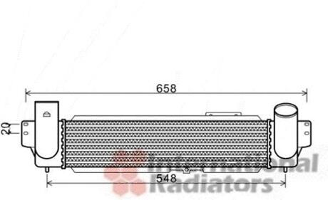 83004141 Van Wezel Интеркулер